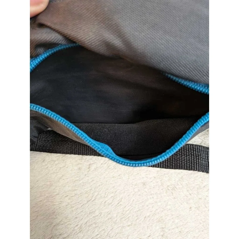 TAN2 Fanny Pack Waist‎ Bag Black Blue Nylon Adjustable Strap Travel Pouch